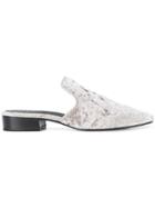 Rag & Bone Luis Dove Slides - Metallic