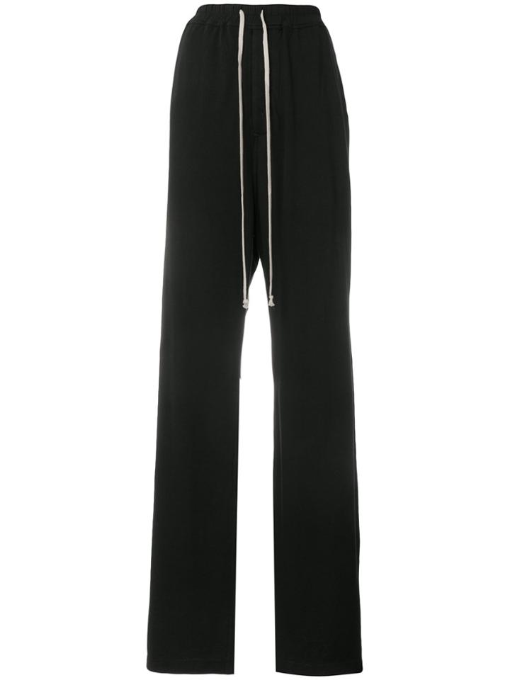 Rick Owens Drkshdw Drawstring Waist Trousers - Black