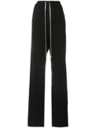 Rick Owens Drkshdw Drawstring Waist Trousers - Black