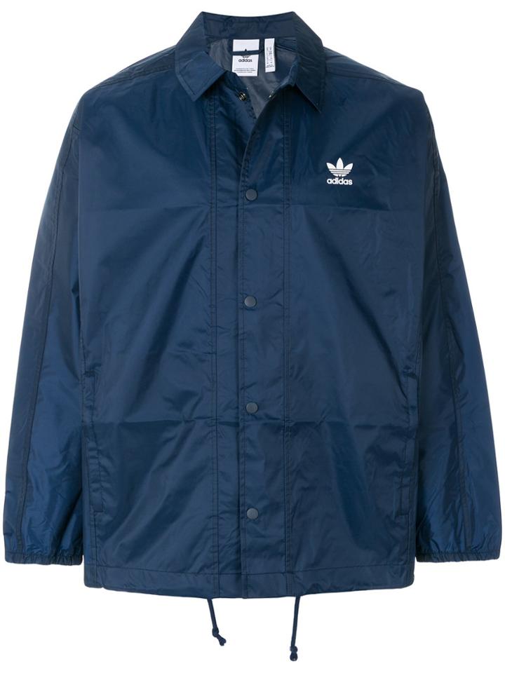 Adidas Adidas Originals Trefoil Coach Jacket - Blue