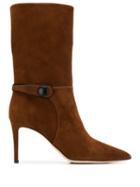 Giuseppe Zanotti Suede Ankle Boots - Brown