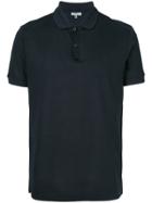 Lanvin L Embroidered Polo Shirt - Blue