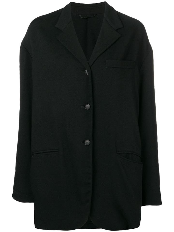 Dolce & Gabbana Vintage 1990's Loose Fit Coat - Black