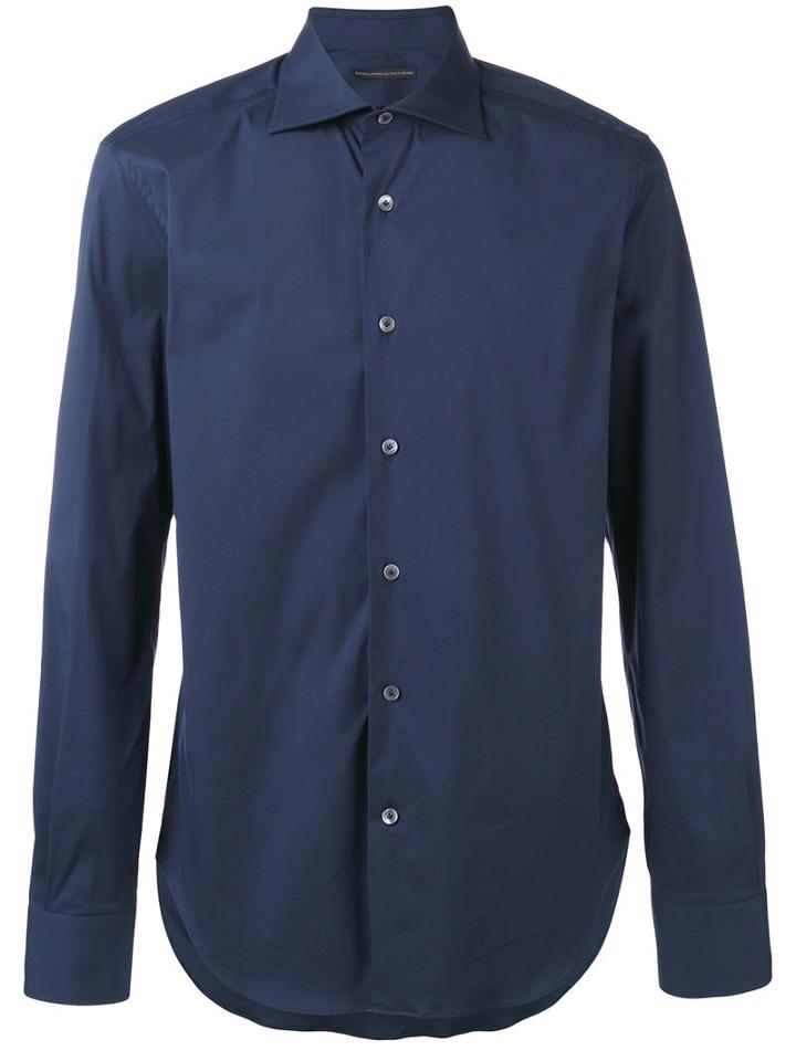 Ermanno Scervino - Buttoned Shirt - Men - Cotton - 46, Blue, Cotton