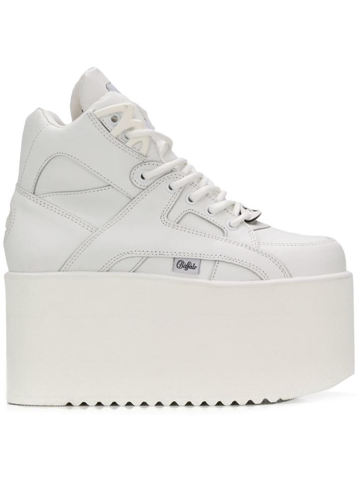 Buffalo Super Platform Hi-top Sneakers - White