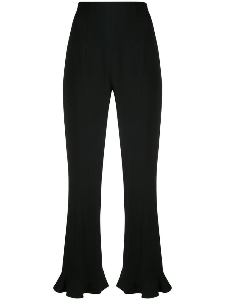 Altuzarra - Cropped Flared Trousers - Women - Viscose/spandex/elastane/polyester - 38, Black, Viscose/spandex/elastane/polyester
