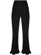 Altuzarra - Cropped Flared Trousers - Women - Viscose/spandex/elastane/polyester - 38, Black, Viscose/spandex/elastane/polyester