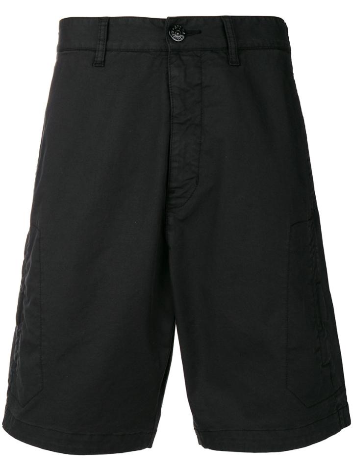 Stone Island Shadow Project Classic Chino Shorts - Black