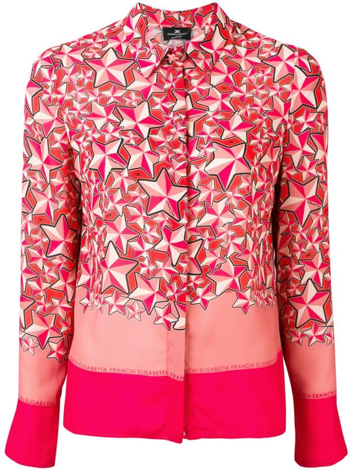 Elisabetta Franchi Star-print Shirt - Pink