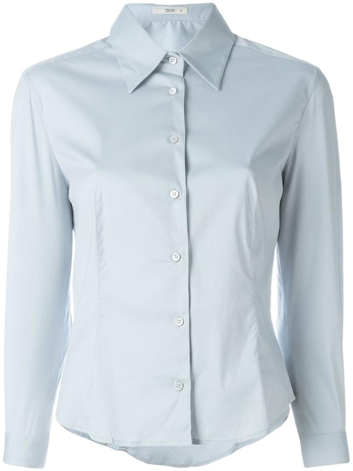 Prada Vintage Three Quarter Sleeve Shirt