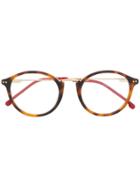 Carrera Circle Frame Glasses - Brown