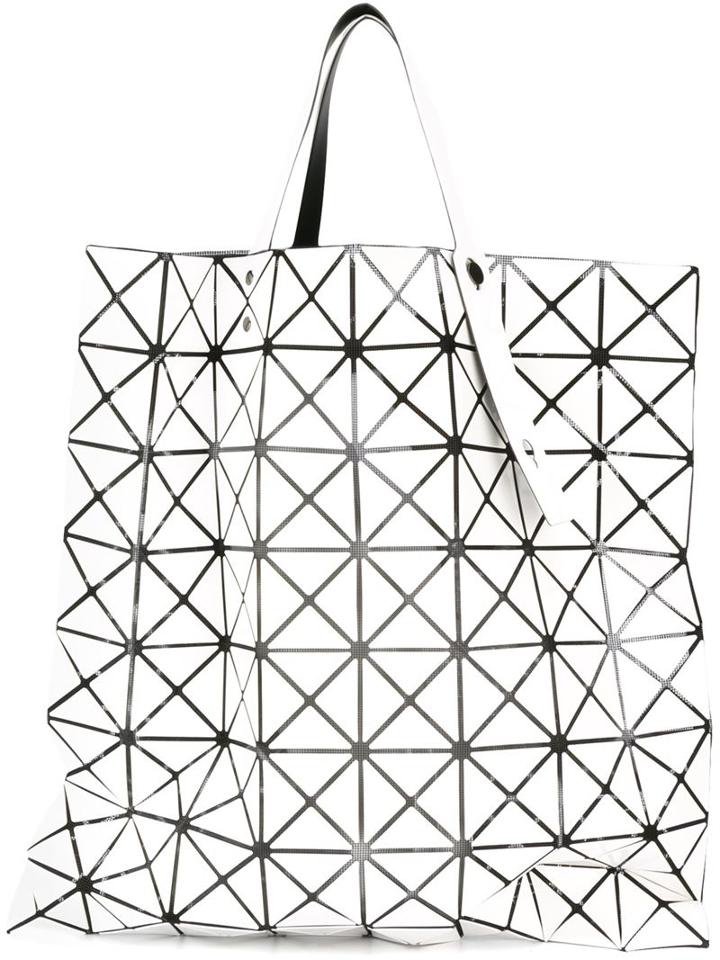 Issey Miyake Geometric Panelled Tote