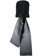 Rosie Assoulin Strapless Bow Back Top - Black