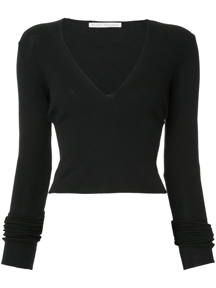 Olivier Theyskens Slim Top - Black