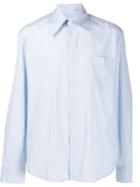 Namacheko Striped Pointed-collar Shirt - Blue