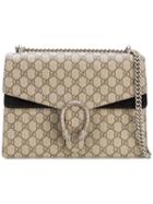 Gucci - Dionysus Gg Supreme Shoulder Bag - Women - Leather/metal - One Size, Brown, Leather/metal