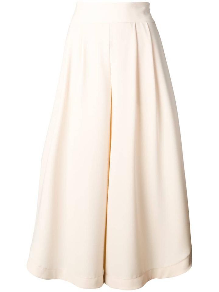 See By Chloé White Flared Shorts - Neutrals