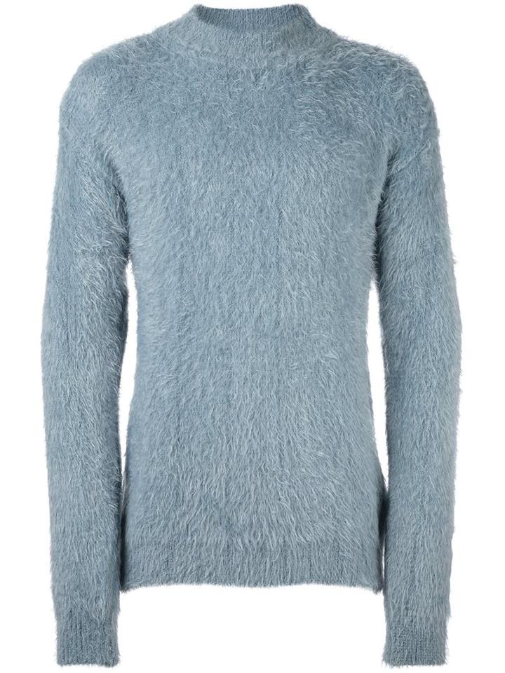 Faith Connexion Oversized Jumper, Men's, Size: Small, Blue, Polyamide
