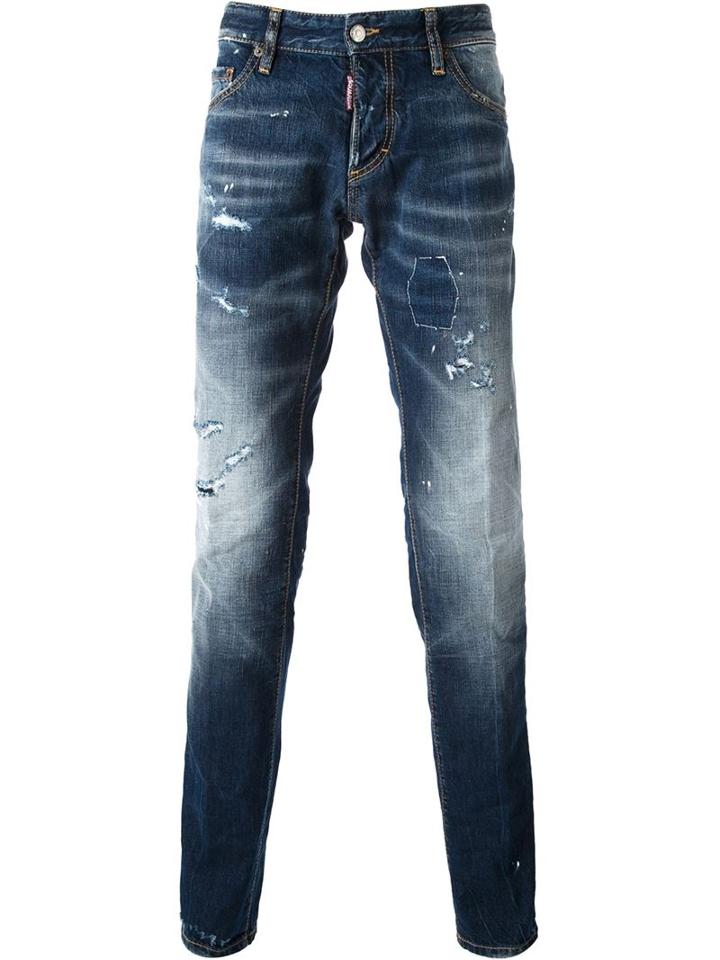 Dsquared2 'slim' Jeans, Men's, Size: 54, Blue, Cotton
