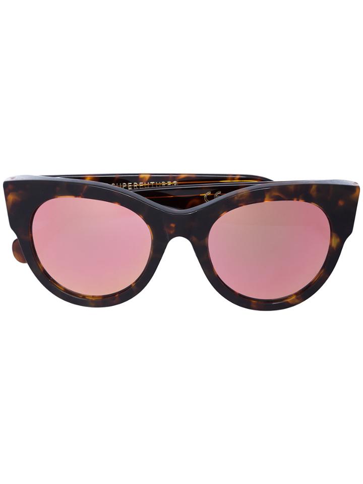 Retrosuperfuture Evs Sunglasses - Brown