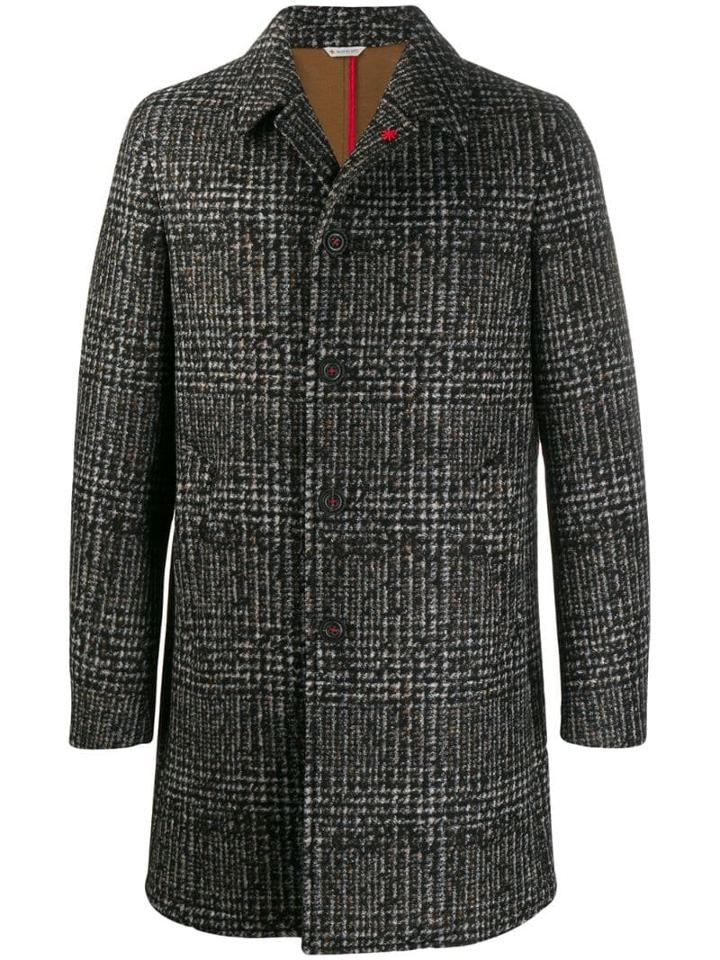 Manuel Ritz Straight-fit Coat - Black
