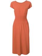 Roberto Collina Ribbed Knit Dress - Orange