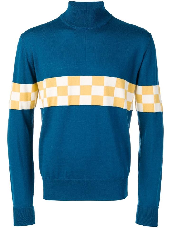 Anglozine Tail End Charlie Jumper - Blue