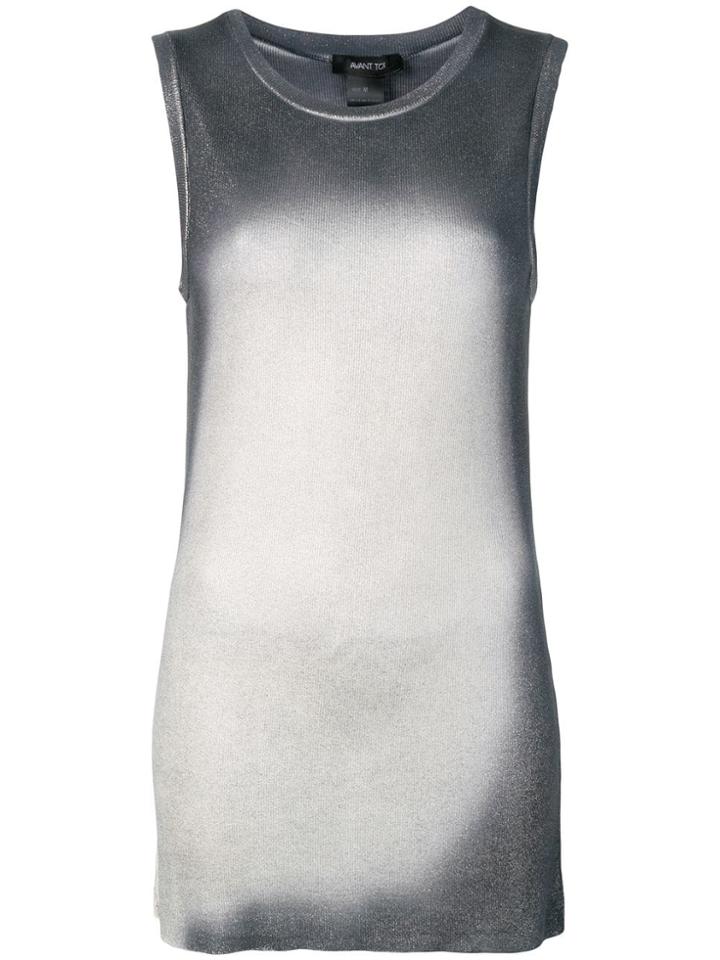 Avant Toi Gradient Tank Top - Grey