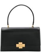 No21 Metallic Lock Tote Bag - Black