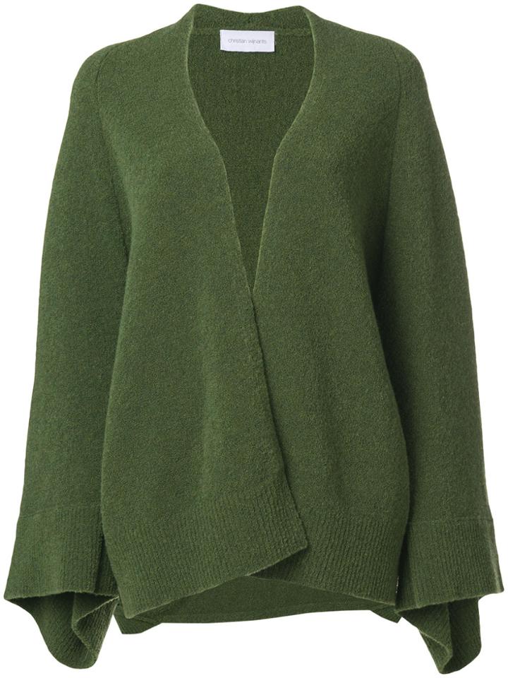 Christian Wijnants Open Handkerchief Hem Cardigan - Green