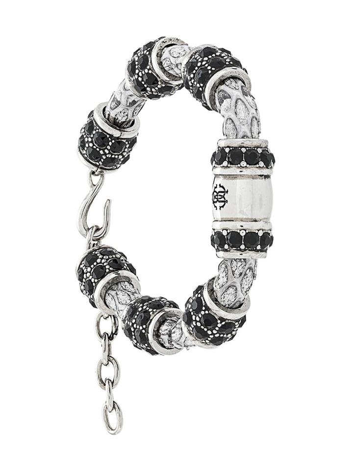 Roberto Cavalli Charm Bracelet - Grey