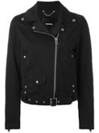 Diesel Biker Jacket, Women's, Size: Large, Black, Cotton/nylon/viscose