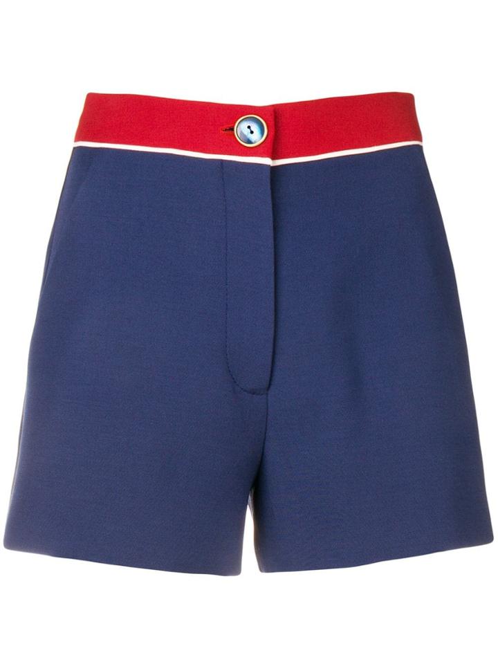 Valentino Fitted Shorts - Blue