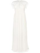 Giambattista Valli Long Empire-line Dress - White