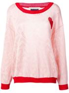 Marco Rambaldi Crew Neck Knitted Top - Pink