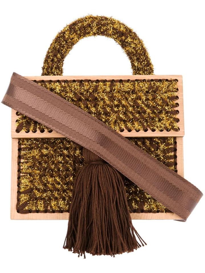 0711 Rene Copacabana Purse - Brown