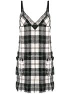 Junya Watanabe Comme Des Garçons Vintage Distressed Plaid Dress -