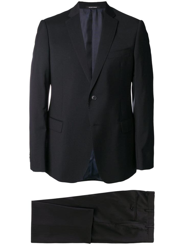 Emporio Armani Two Piece Formal Suit - Blue