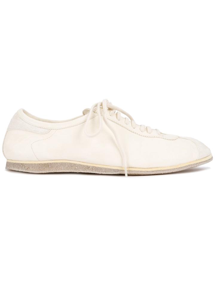 Guidi Lace-up Loafers - White