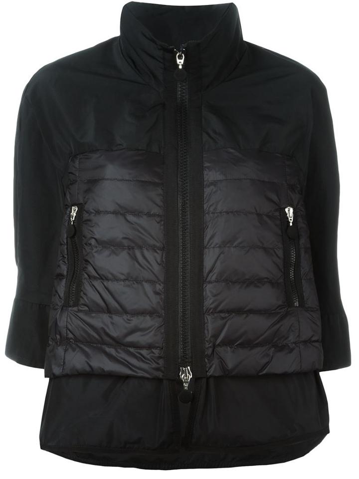 Moncler Cropped Layered Puffer Jacket