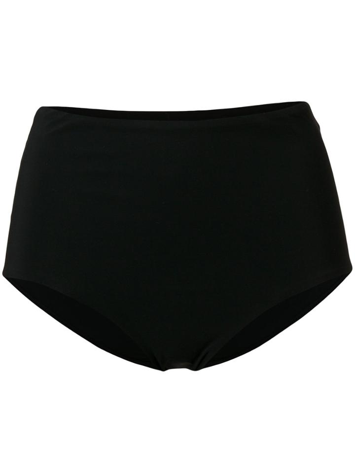 Tory Burch Marina High-waisted Bikini Bottoms - Black