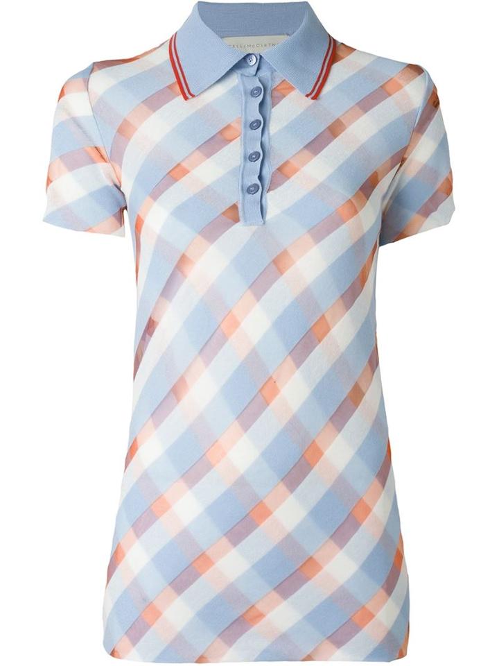 Stella Mccartney Checked Polo Shirt
