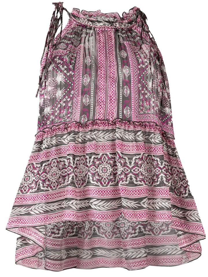Isabel Marant Floral Print Top - Pink