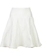 Sophie Theallet - Metallic Trim Knit Skirt - Women - Silk/polyamide/polyester - S, White, Silk/polyamide/polyester