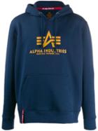 Alpha Industries Basic Hoody - Blue