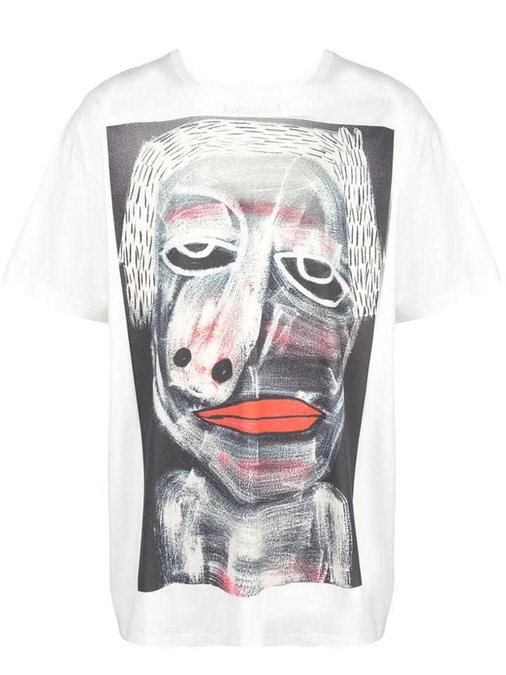 Haculla Eerie Calm Printed T-shirt - White