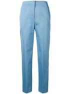 Theory Tailored Cropped Trousers - Blue