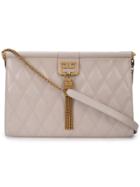 Givenchy Quilted Logo Clutch Bag - Neutrals