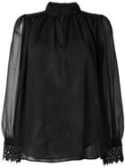 Steffen Schraut High Neck Blouse - Black