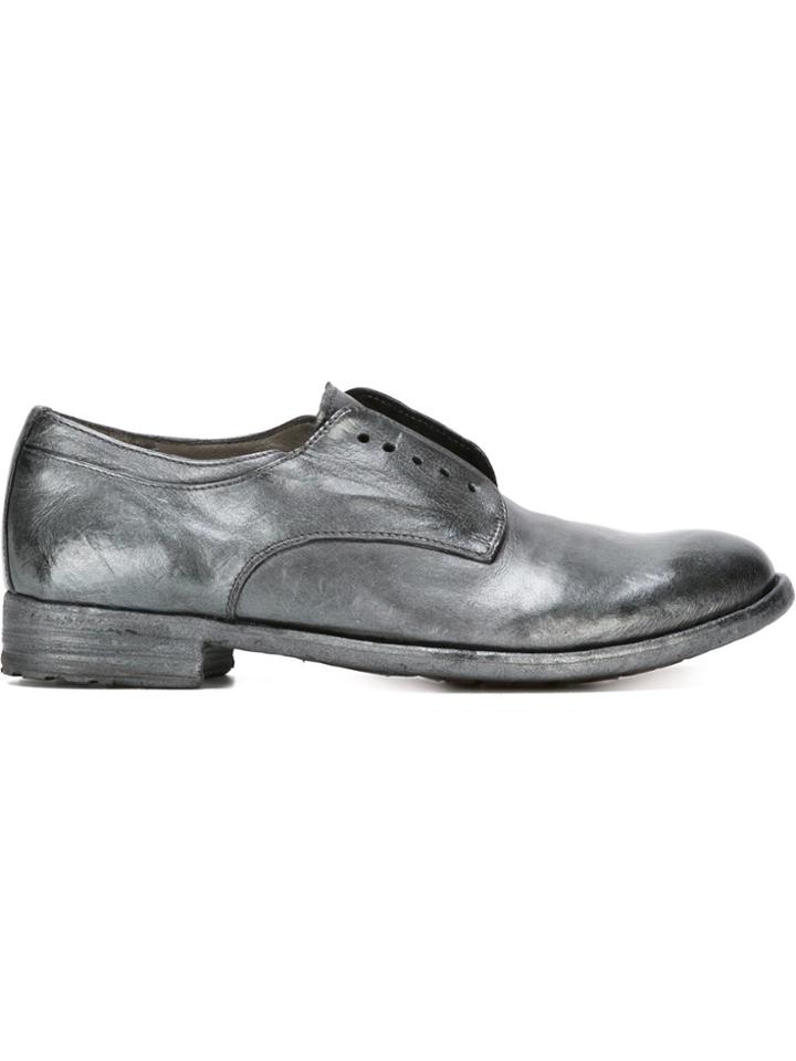 Officine Creative 'lexikon' Derby Shoes - Metallic
